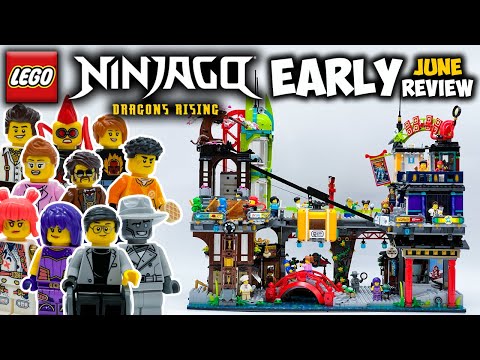 Ninjago City Markets EARLY Review! LEGO Ninjago Dragons Rising Set 71799