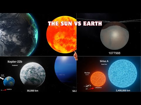 The SUN vs EARTH Size Comparison You Won't Believe