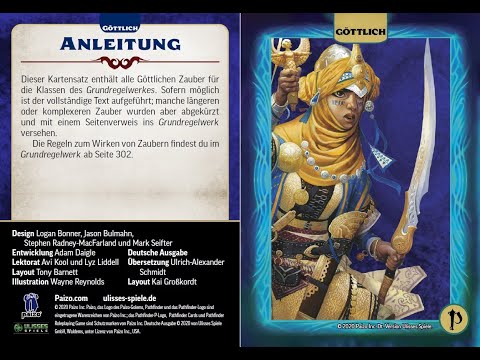 Pathfinder Durchgeblättert Folge 23 - Kartenset Göttliche Zauber