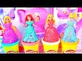 Disney Princess Tea Party Play Doh Video With Princess Ariel Rapunzel Cinderella Aurora Snow White