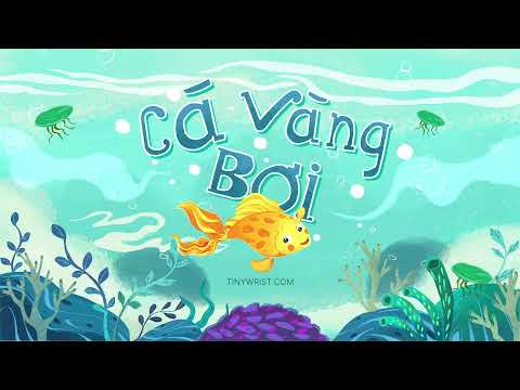 Hai vây xinh xinh Cá vàng bơi Cover Vietnamese Goldfish song with English and Vietnamese subtitles