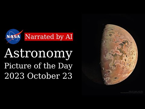 APOD: 2023-10-23 - Moon Io from Spacecraft Juno (Narrated by Emma)