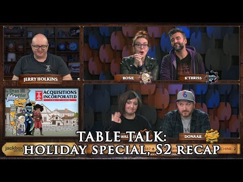 Table Talk: Holiday Special, S2 Recap - Acquisitions Inc: The "C" Team