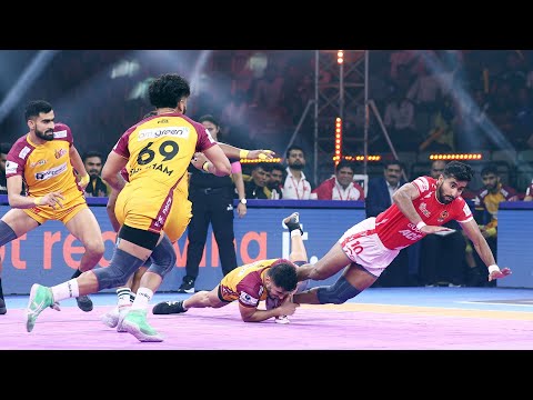 PKL Highlights: Telugu Titans vs Gujarat Giants | Pro Kabaddi League Season 12 | Hindi