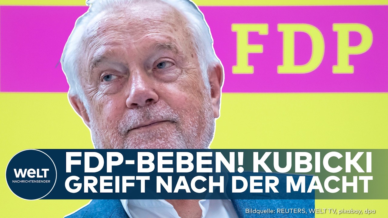 FDP: Machtkampf bei den Liberalen: Kubicki fordert Parteispitze heraus!