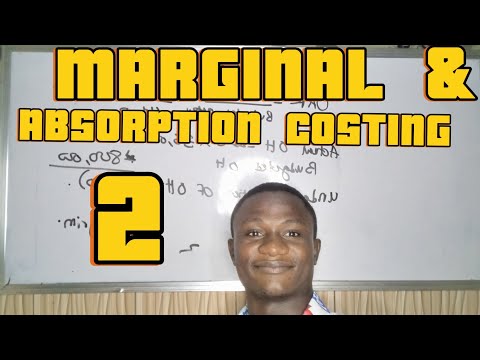 MARGINAL/ABSORPTION COSTING || COSTING || ICAN || ACCA