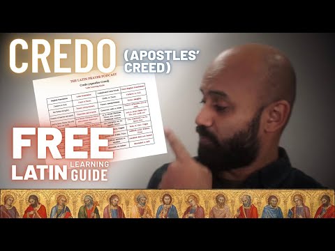 Learn the Apostles Creed | FREE Latin Learning Guide