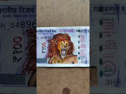 Om Narshimhaye Namah 🕉️🚩🙏  #art #mahavatarnarsimha #narsimha #creative #shorts #narasimha #painting