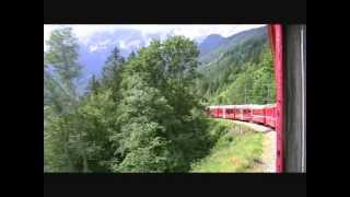 preview picture of video 'Rhätische Bahn - Strecke Alp Grüm - Poschiavo - Brusio'