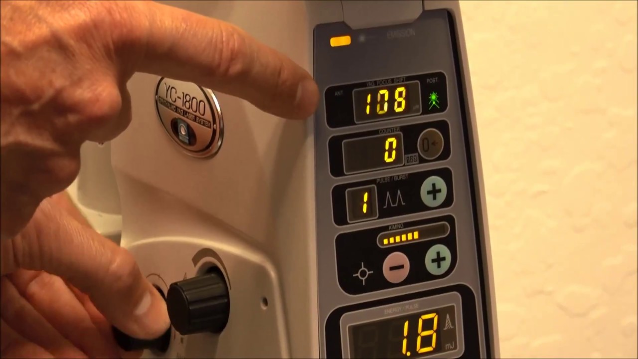 NIDEK YC-1800 YAG Laser Offset Training Video