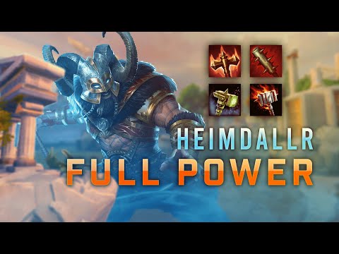 Trying out FULL POWER on Heimdallr!! - SMITE Ranked