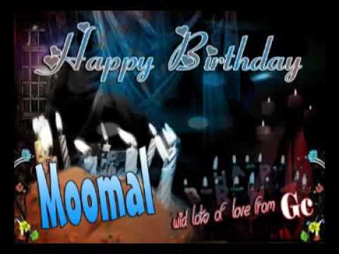 Happy Birthday Moomal  By Gc