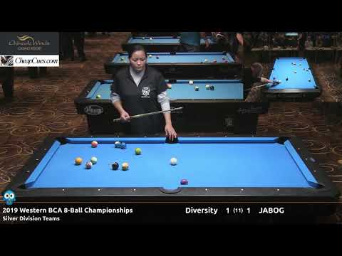 Diversity vs JABOG - Silver Teams - 2019 Western BCA 8-Ball Championship