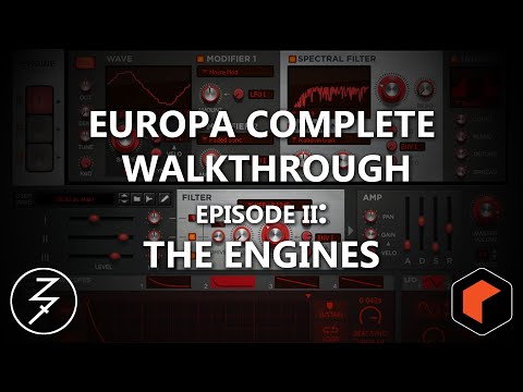 EUROPA SHAPESHIFTING SYNTHESIZER - COMPLETE WALKTHROUGH - EPISODE 2 - ENGINES