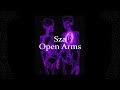 Sza- open arms lyrics (solo version) [sped Up]