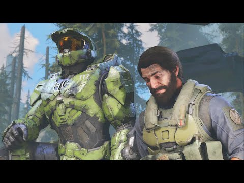 Halo Infinite - Emotional Master Chief and Pilot Scene (4K)