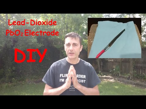 DIY Lead-Dioxide Electrode: Virtually free and Easy Method!