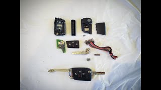2016 VW Volkswagen and Skoda Key FOB COMPLETE teardown and battery replacement