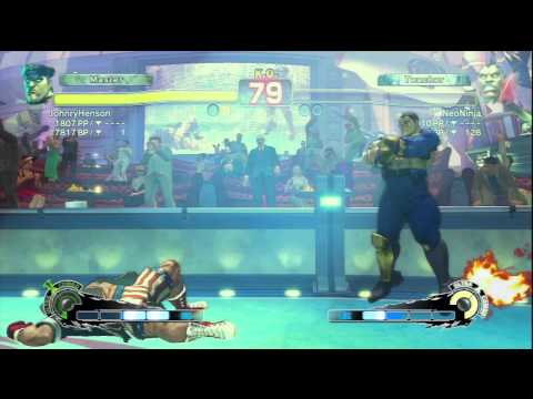 JohnryHenson (M.Bison) Vs NeoNinja (Balrog) SSF4 AE Ranked Matches - PSN
