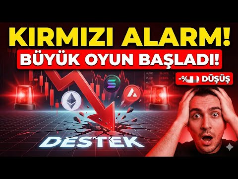 KRİPTODA KIRMIZI ALARM! Altcoinlerdeki "Büyük Oyun" Başladı! #kripto #bitcoin #altcoin 