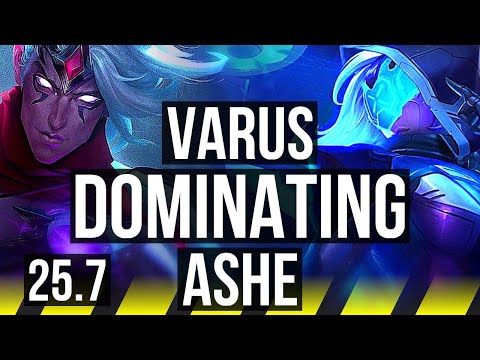 VARUS & Leona vs ASHE & Pyke (ADC) | 6k comeback, Dominating | EUW Challenger | 25.7