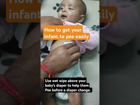 How to make your baby pee fast. #newborn#baby#ihita#ytreels#pee #cutegirl #viralshort #tips#tricks.
