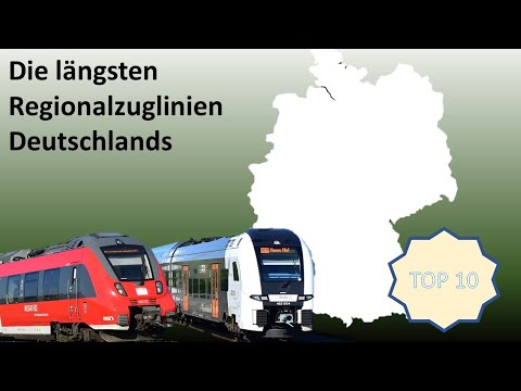 Br111 Fan [Top10]: Die längsten Regionalzuglinien Deutschlands