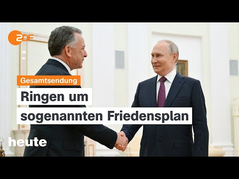 heute 19:00 Uhr vom 25.04.2025 Gespräche über Ukraine, Papst-Abschied, Proteste nach Polizeieinsatz