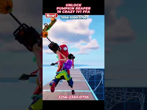 PUMPKIN REAPER IN CRAZY 1V1 FFA All Guns & Rides FORTNITE #fortnitecreative