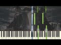 Batman vs Superman - Beautiful Lie - Easy Piano tutorial (Synthesia)