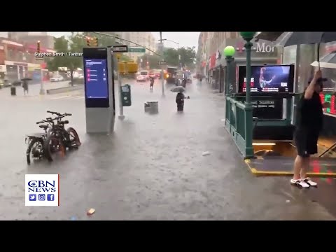 Flash Floods Hit NYC Streets, Subways Ahead of Tropical Storm