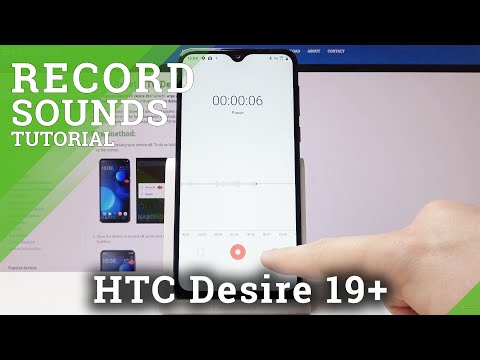 How to Record Sounds in HTC Desire 19+ | Activate Voice Recorder