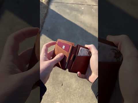 The Cloud Wallet - Brown | Double Oak Essentials #wallet #edc