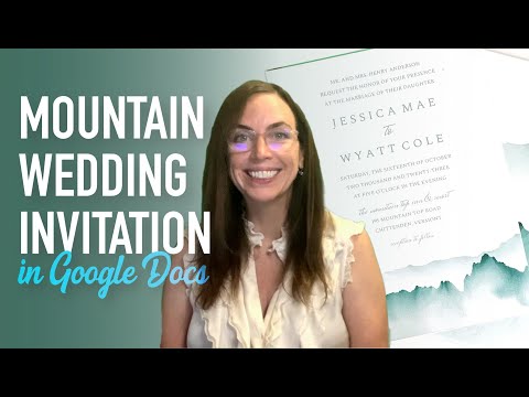 Wanna know how to create a Wedding Invitation in...