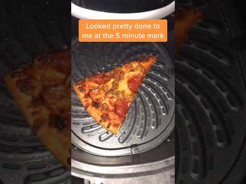 Reheat pizza like a pro in your air fryer! #airfryer