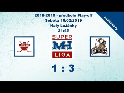 MH Superliga (2018-2019) předkolo: Red Wheels vs. Griffins 1:3 - rozhovory