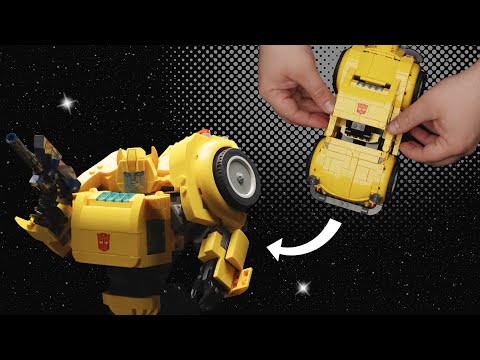 How to transform from car to Bumblebee with the new LEGO® Transformers Bumblebee set!