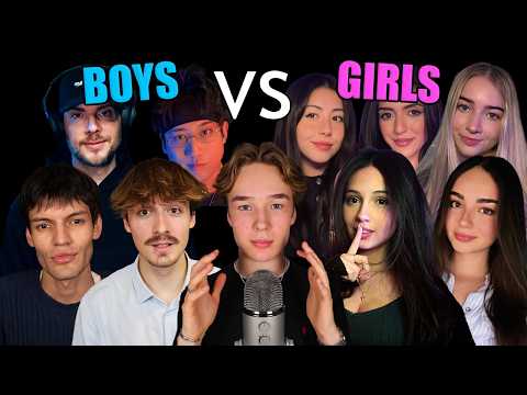 BOYS VS GIRLS ASMR | Collab