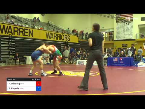 2018 UWW Junior Greco Roman WTT/UWW Junior Greco Roman 97 Semi-Finals - Hunter Mooring (CMWC) Vs.