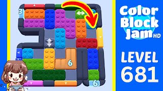 Soluzione del Livello 681 di Color Block Jam