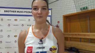 Fantastyczna seria koszykarek Brother MUKS Poznań. A w życiowej formie jest obrotowa Eliza Łakoma!