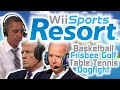 US Presidents Play Wii Sports Resort Basketball Frisbee Golf Table Tennis Dogfight Supercut