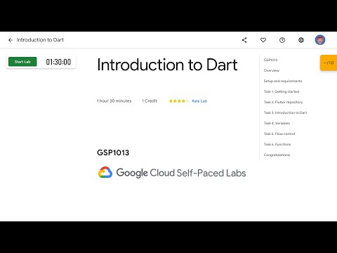 Introduction to Dart GSP1013