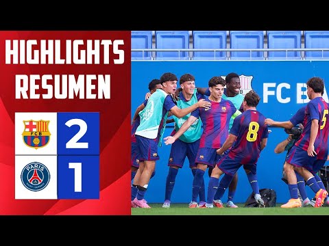 Barcelona U19 2-1 PSG U19 | UEFA Youth League | Highlights | Remontada