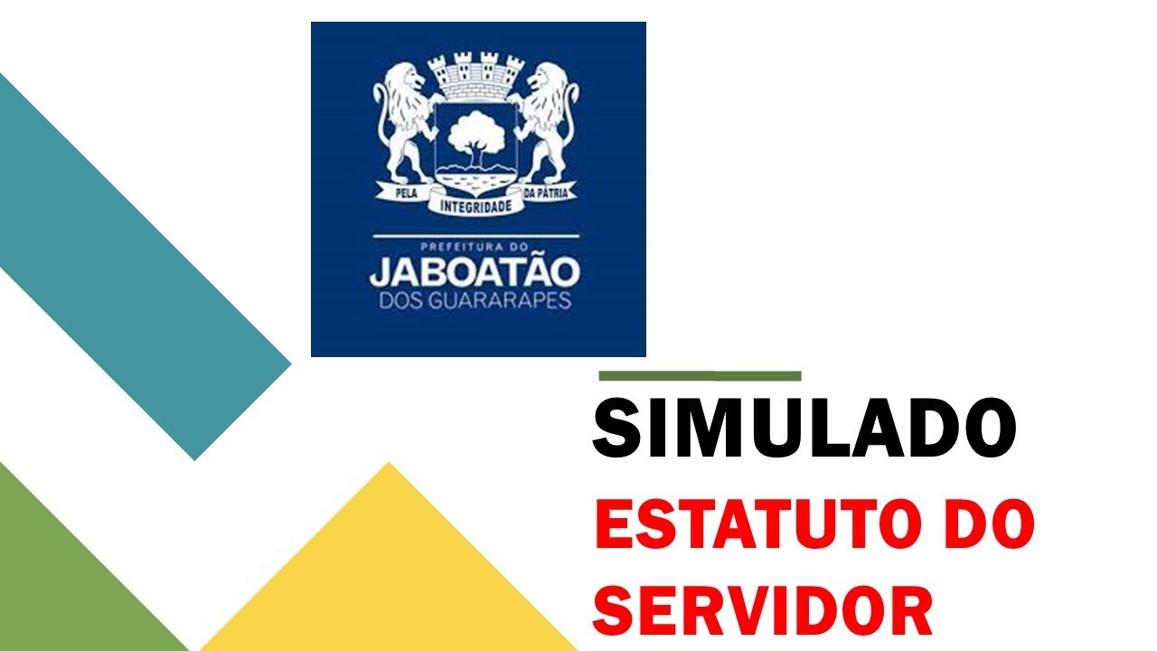 Questões - Estatuto do Servidor de Jaboatão dos Guararapes (SIMULADO)