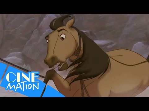 Spirit Gets Captured By Cowboys | Spirit: Stallion of the Cimarron | Cinemation