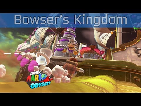 Super Mario Odyssey - Bowser's Kingdom Walkthrough [HD 1080P/60FPS]