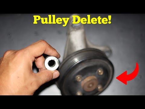 Free Horsepower! Infiniti G35 Nissan 350z VQ35 Idler Pulley Delete & Serpentine Belt Replacement!