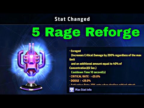 5 Rage CTP Reforge Showcase And important Tips - Marvel Future Fight