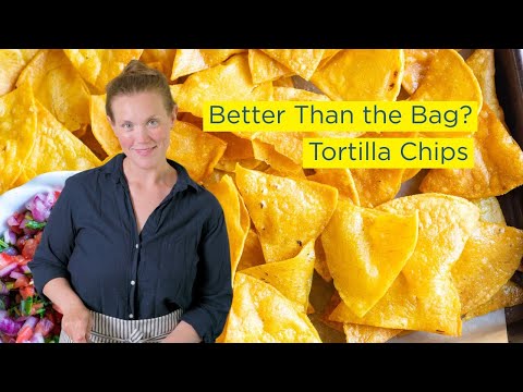 Homemade Tortilla Chips Recipe (Fried or Baked)